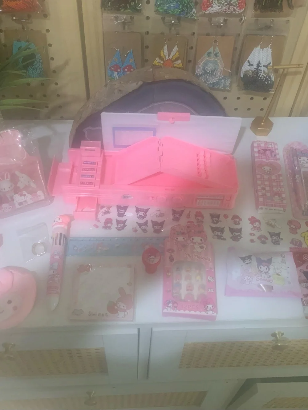 Bundle box # 84 Sanrio My Melody Pink Desk Accessory Set